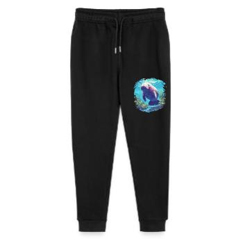 Seekuh Manatees Manatee - Stanley/Stella Mini Mover Teen Organic Jogging Trousers  - black - Front