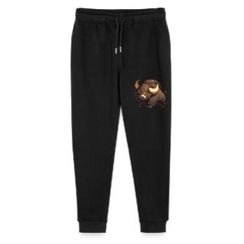 Bisons Bison - Pantalon de jogging bio Mini Mover Stanley/Stella Ado  - noir - Devant