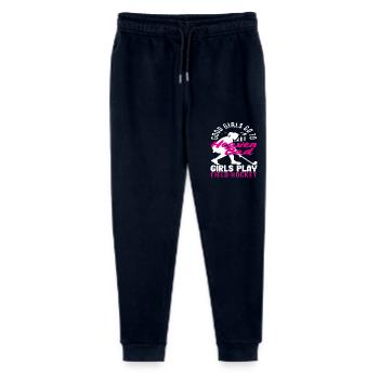 Good Girls Sky Bad Girls Field Hockey - Stanley/Stella Mini Mover Teen Organic Jogging Trousers  - navy - Front