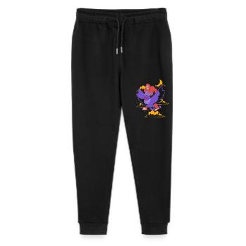 Papillon de nuit - Pantalon de jogging bio Mini Mover Stanley/Stella Ado  - noir - Devant