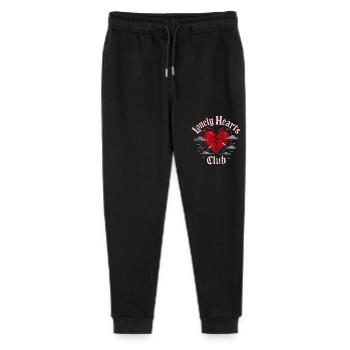 Lonely Hearts Club – Gebrochenes Herz Design - Stanley/Stella Teenager Bio Jogginghose Mini Mover  - Schwarz - Vorne