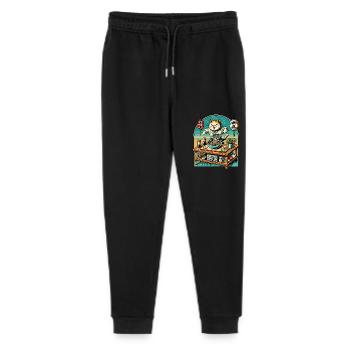 Ramen Noodles Retro Cat Kawaii Chef Japan - Stanley/Stella Mini Mover Teen Organic Jogging Trousers  - black - Front