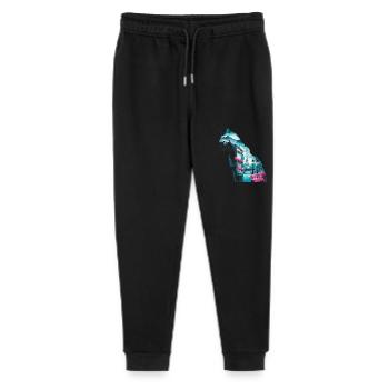 Silhouette Paysage Chat Paris - Pantalon de jogging bio Mini Mover Stanley/Stella Ado  - noir - Devant