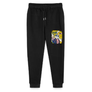 Happy Easter - Cool Easter Bunny - Easter Egg - Stanley/Stella Mini Mover Teen Organic Jogging Trousers  - black - Front