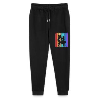 Square Dance - Stanley/Stella Mini Mover Teen Organic Jogging Trousers  - black - Front