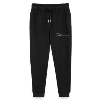 Computer Science Coffee Code Programmer Gift - Stanley/Stella Mini Mover Teen Organic Jogging Trousers  - black - Front
