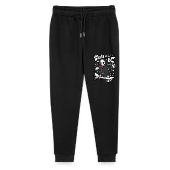 Skateboarding Grim Reaper – Skate or Die - Stanley/Stella Mini Mover Teen Organic Jogging Trousers  - black - Front