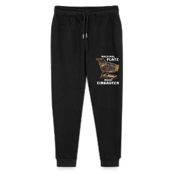 EINKAUFSWAGEN MACH PLATZ MUSS EINKAUFEN - Stanley/Stella Teenager Bio Jogginghose Mini Mover  - Schwarz - Vorne
