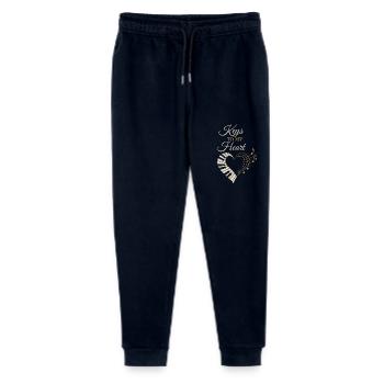 Classical Pianist Piano Life Music Recital - Stanley/Stella Mini Mover Teen Organic Jogging Trousers  - navy - Front