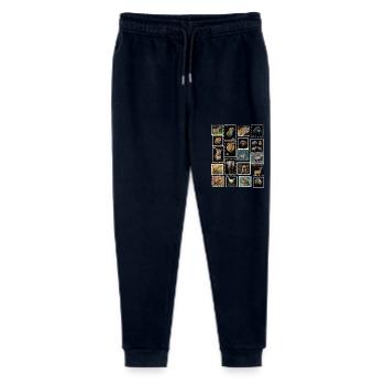 Timbres-poste Animaux du monde - Pantalon de jogging bio Mini Mover Stanley/Stella Ado  - marine - Devant