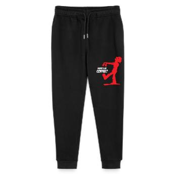 Zombie Where is My Coffee - Stanley/Stella Teenager Bio Jogginghose Mini Mover  - Schwarz - Vorne