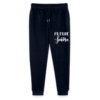 Future Señora Engagement Bridal Shower Wedding - Stanley/Stella Mini Mover Teen Organic Jogging Trousers  - navy - Front