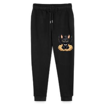 Dark Emo Gothic Angel Cat – Distinctif - Pantalon de jogging bio Mini Mover Stanley/Stella Ado  - noir - Devant