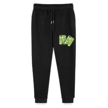 Micro Chip 2 - Stanley/Stella Mini Mover Teen Organic Jogging Trousers  - black - Front