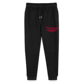 Tirana Design – Heart of Albania - Stanley/Stella Mini Mover Teen Organic Jogging Trousers  - black - Front