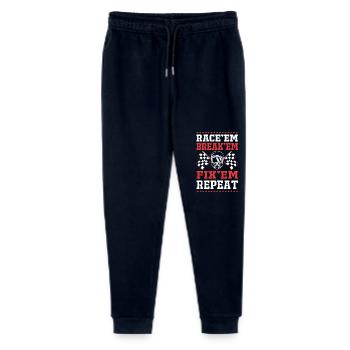 Course de dragsters - Pantalon de jogging bio Mini Mover Stanley/Stella Ado  - marine - Devant