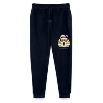 Camping Camper Labrador Hund Campingplatz Caravan - Stanley/Stella Teenager Bio Jogginghose Mini Mover  - Navy - Vorne