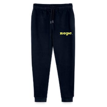 Nope Statement Saying Irony Minimal Style - Stanley/Stella Mini Mover Teen Organic Jogging Trousers  - navy - Front