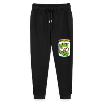 Pickle Cucumber Cucumber - Stanley/Stella Mini Mover Teen Organic Jogging Trousers  - black - Front