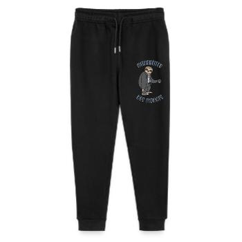 Homeoffice Mitarbeiter des Monats Faultier - Stanley/Stella Teenager Bio Jogginghose Mini Mover  - Schwarz - Vorne