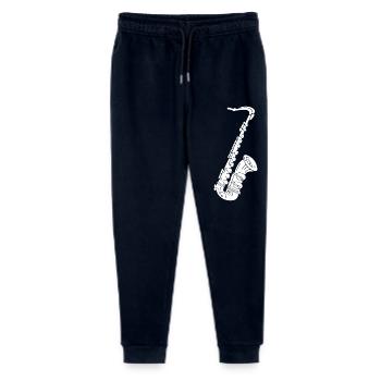 Saxofon - Saxophon ein Holzblasinstrument - Stanley/Stella Teenager Bio Jogginghose Mini Mover  - Navy - Vorne