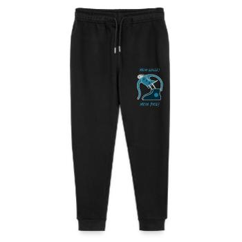 My will! My victory! - Stanley/Stella Mini Mover Teen Organic Jogging Trousers  - black - Front