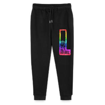regenbogen l - Stanley/Stella Teenager Bio Jogginghose Mini Mover  - Schwarz - Vorne