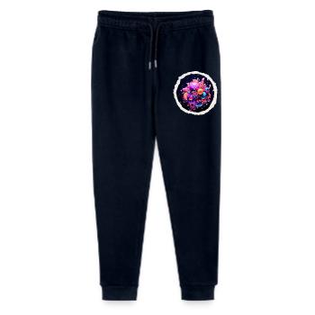 Bulles funky cosmiques - Pantalon de jogging bio Mini Mover Stanley/Stella Ado  - marine - Devant