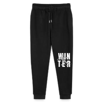 Winter Skiers - Stanley/Stella Mini Mover Teen Organic Jogging Trousers  - black - Front
