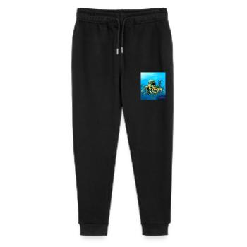 Green Krake - Stanley/Stella Teenager Bio Jogginghose Mini Mover  - Schwarz - Vorne