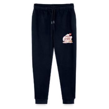 Pig lover - Stanley/Stella Mini Mover Teen Organic Jogging Trousers  - navy - Front