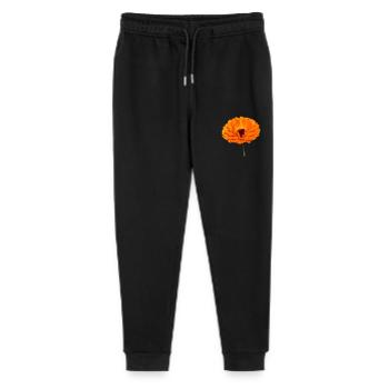Calendula marigold orange flower calendula - Stanley/Stella Mini Mover Teen Organic Jogging Trousers  - black - Front