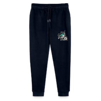 S51 (turquoise) // Illustration - Stanley/Stella Mini Mover Teen Organic Jogging Trousers  - navy - Front