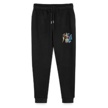 Bande dessinée Zeus - Pantalon de jogging bio Mini Mover Stanley/Stella Ado  - noir - Devant