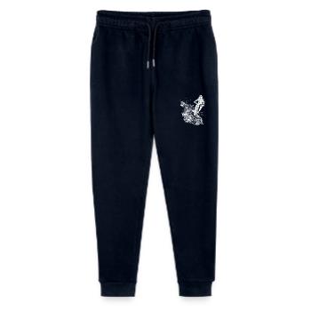 Mountainbiker Fahrrad Berg Schotter Abfahrt - Stanley/Stella Teenager Bio Jogginghose Mini Mover  - Navy - Vorne
