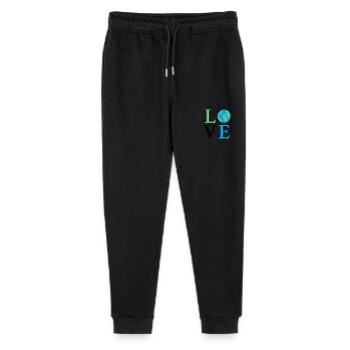 Love Earth - Stanley/Stella Mini Mover Teen Organic Jogging Trousers  - black - Front
