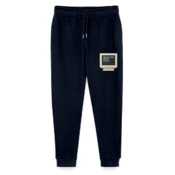 CRT Design - Folgen Sie dem weißen Kaninchen - Stanley/Stella Teenager Bio Jogginghose Mini Mover  - Navy - Vorne