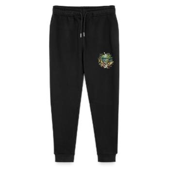 Tranquil Nature Love - Stanley/Stella Mini Mover Teen Organic Jogging Trousers  - black - Front