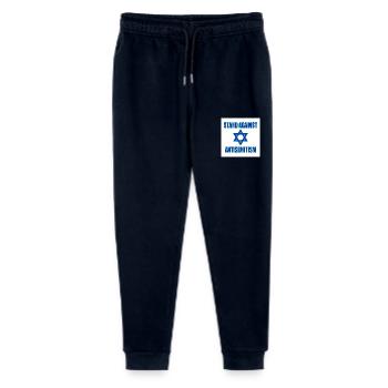 stand against antisemitism - Stanley/Stella Mini Mover Teen Organic Jogging Trousers  - navy - Front