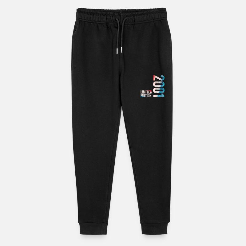 2001 Édition limitée Cadeau d’anniversaire 2001 - Pantalon de jogging bio Mini Mover Stanley/Stella Ado  - noir