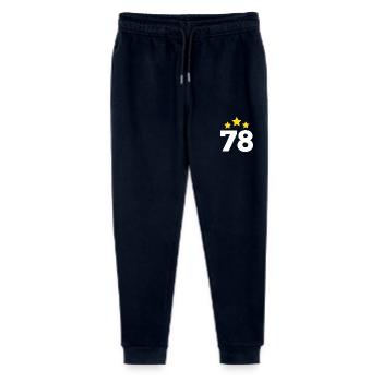 78 ans étoile - cadeau 78e anniversaire - Pantalon de jogging bio Mini Mover Stanley/Stella Ado  - marine - Devant