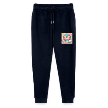 Magical Baby Feet – The Beginning of Something Big - Stanley/Stella Mini Mover Teen Organic Jogging Trousers  - navy - Front