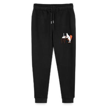 Pigeon Works Office Computer Keyboard Mouse Gamer - Stanley/Stella Mini Mover Teen Organic Jogging Trousers  - black - Front