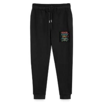 Vibes uniquement - Pantalon de jogging bio Mini Mover Stanley/Stella Ado  - noir - Devant