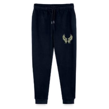 Ailes Dragon Anime Tête de dragon Mythical Reptile Magie - Pantalon de jogging bio Mini Mover Stanley/Stella Ado  - marine - Devant