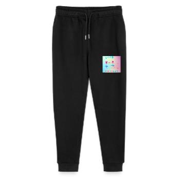 Autistic Art – Love - Stanley/Stella Mini Mover Teen Organic Jogging Trousers  - black - Front