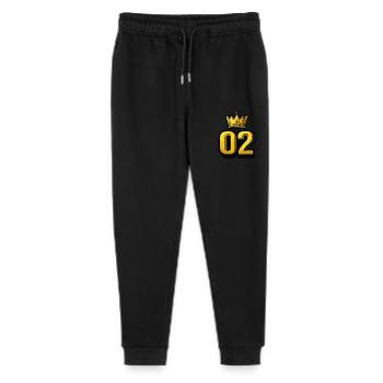 2 Number Crown - Stanley/Stella Mini Mover Teen Organic Jogging Trousers  - black - Front