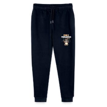 Faultier Emil - Stanley/Stella Teenager Bio Jogginghose Mini Mover  - Navy - Vorne
