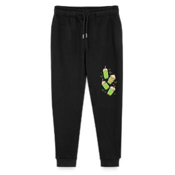 Matcha Tee - Stanley/Stella Teenager Bio Jogginghose Mini Mover  - Schwarz - Vorne