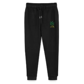 Croquis d’ananas – Graphique de fruits frais - Pantalon de jogging bio Mini Mover Stanley/Stella Ado  - noir - Devant
